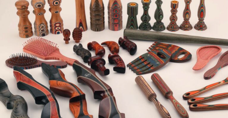 dyed laminated wood applications: