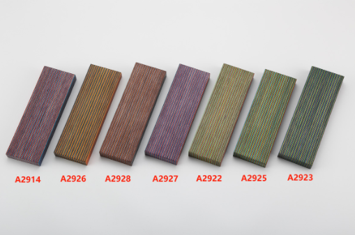 colored laminated wood blanks