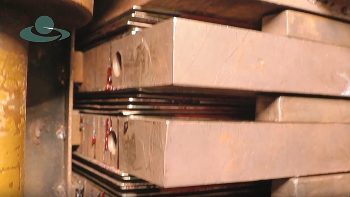 How is wood laminated?